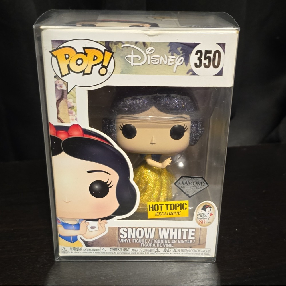 Funko Disney Snow White Pop! #350 Diamond Collection Hot Topic Exclusive Figure
